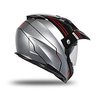 Ufo Aries 2206 Helmet Black Silver - 4