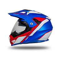 Casque Ufo Aries 2206 Bleu Rouge Blanc