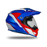 Casque Ufo Aries 2206 bleu rouge blanc - 3