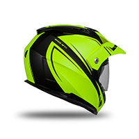 Ufo Aries 2206 Helmet Black Neon Yellow - 3