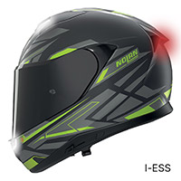 Casque Nolan X-904 Ultra Carbon Rombo I-ESS vert noir