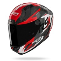Nolan X-804 RS Ultra Carbon Fuorigiri black red