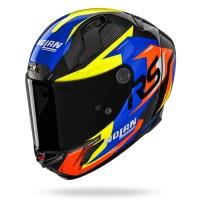 Nolan X-804 RS Ultra Carbon Fuorigiri azul naranja