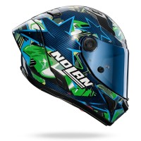 Nolan X-804 Rs Ultra Carbon Chicane Nero Blu - img 2