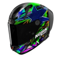 Nolan X-804 RS Ultra Carbon Chicane negro azul