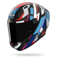 ノーラン X-804 RS ウルトラカーボン シロタ ヘルメット ホワイト ライトブルー
