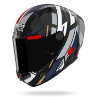 Casque Nolan X-804 RS Ultra Carbon Cirota bleu or