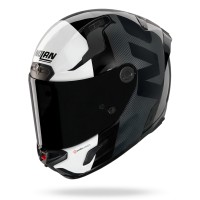 Casco Nolan X-804 ST Ultra Carbon Stacco nero bianco