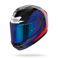 Nolan X-904 Ultra Carbon Sfida Helm blau rot