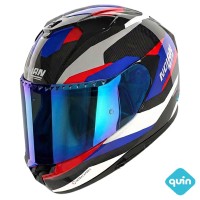 Casco Nolan X-904 Ultra Carbon Quin Calibro blu