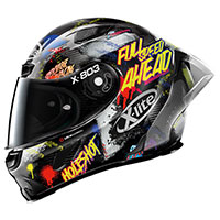 X-Lite X-803 RS Ultra Carbon Holeshot negro amarillo
