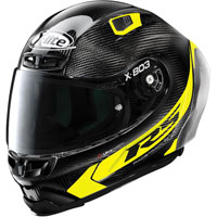 Casco X-Lite X-803 RS Ultra Carbon Hot Lap amarillo