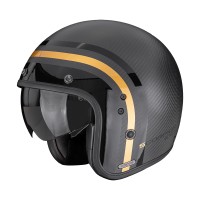 Casco Scorpion Belfast 2 Carbon Regal oro opaco