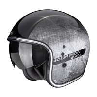 Casco Scorpion Belfast 2 Quest Nero Argento