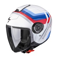 Casco Scorpion Exo City 2 Sport bianco blu rosso