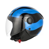 Casco Acerbis Jet Brezza Atalanta nero blu