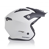 Acerbis Jet Aria Helmet Silver Black - 2