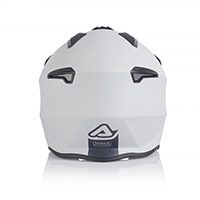 Casco Acerbis Jet Aria plata negro - 3