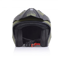 Casque Acerbis Jet Aria army vert - 3