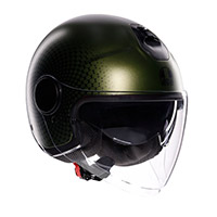 Agv Eteres E2206 Andora Helmet Green Matt Black