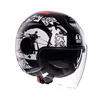 Agv Eteres E2206 History Helmet Black White Red
