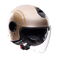 Casque Agv Eteres E2206 Sirolo Or Blanc