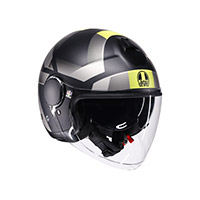 Agv Eteres E2206 Camogli Helmet black yellow matt