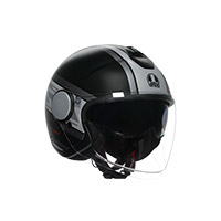 Casco Agv Eteres E2206 Mondello Nero Grigio Opaco