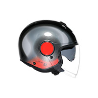 Casco Agv Eteres E2206 Mondello Nero Argento Rosso - img 2