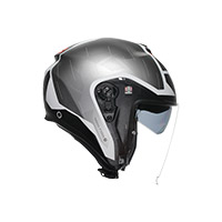 Casco Agv Irides E2206 Trieste Nero Bianco Rosso - img 2