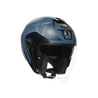 Casco Agv Irides E2206 Trieste Blu Opaco Grigio