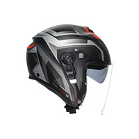 Casco Agv Irides E2206 Zurigo Nero Opaco Grigio - img 2
