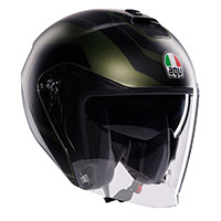 AGV イリデス E2206 堺ヘルメット グリーン マットブラック