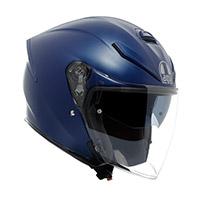 Agv K5 Jet Evo Mono Helmet Galassia Blue Matt