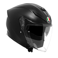 Agv K5 Jet Evo Mono Helmet Black Matt