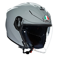 Casco Agv K-5 Jet Solid gris nardo