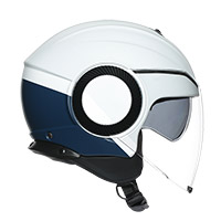 Casco Agv Orbyt Block Grigio Bianco - img 2