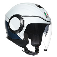 AGV オルビト ブロック ヘルメット ホワイト レッド フルオ