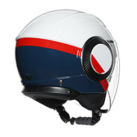 Casque AGV Orbyt Block blanc rouge fluo - 4