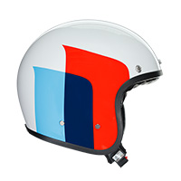 Casque Agv X70 Vela Blanc Rouge Bleu