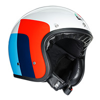 Agv X70 ベラ ヘルメット ホワイト レッド ブルー