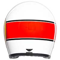 Agv X70 ジェットヘルメット美濃73ホワイトレッド - 4