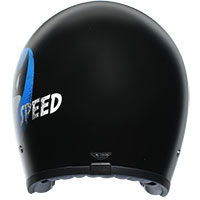 Casco Jet Agv X70 Power Speed Nero Opaco