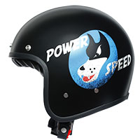 Jet Casque Agv X70 Power Speed Pure Mat Noir