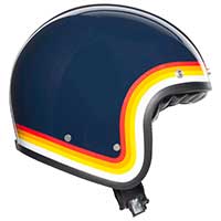 Agv X70 Jet Helmet Riviera blue rainbow - 2