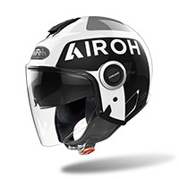 Casco Jet Airoh Helios Up Bianco