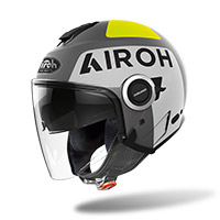 Casque Airoh Helios Up Gris Mat