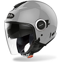 Casco Jet Airoh Helios Color Concrete Grigio