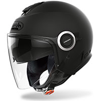 Casco Jet Airoh Helios Color Nero Opaco