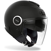 Casco Jet Airoh Helios Color Nero Opaco